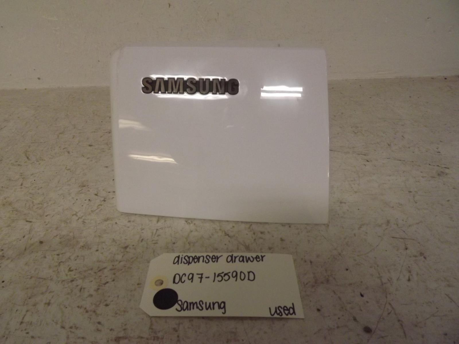 Samsung Washer DC97-15590D Dispenser Drawer Used Samsung Washer DC97-15590D Dispenser Drawer Used